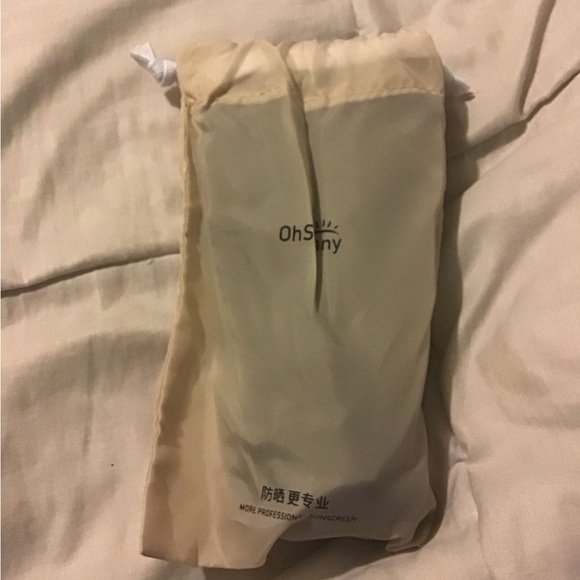 Oh Sunny black visor hat with carrying bag NWT - Picture 8 of 8